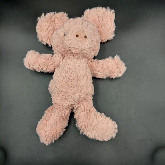 Jellycat London Squiggle Piglet Pink Pig Small 9" Plush Toy Big Ears Retired HTF - Picture 3 of 5